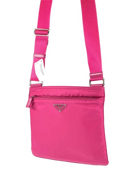 pink leather prada handbags|Prada nylon shoulder bag price.